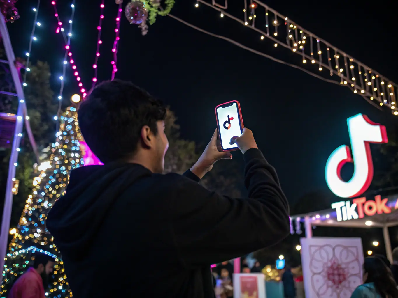 A visually appealing image showcasing the ByteDance logo alongside successful advertising campaigns run on the platform, emphasizing the reach and engagement achieved for international brands.