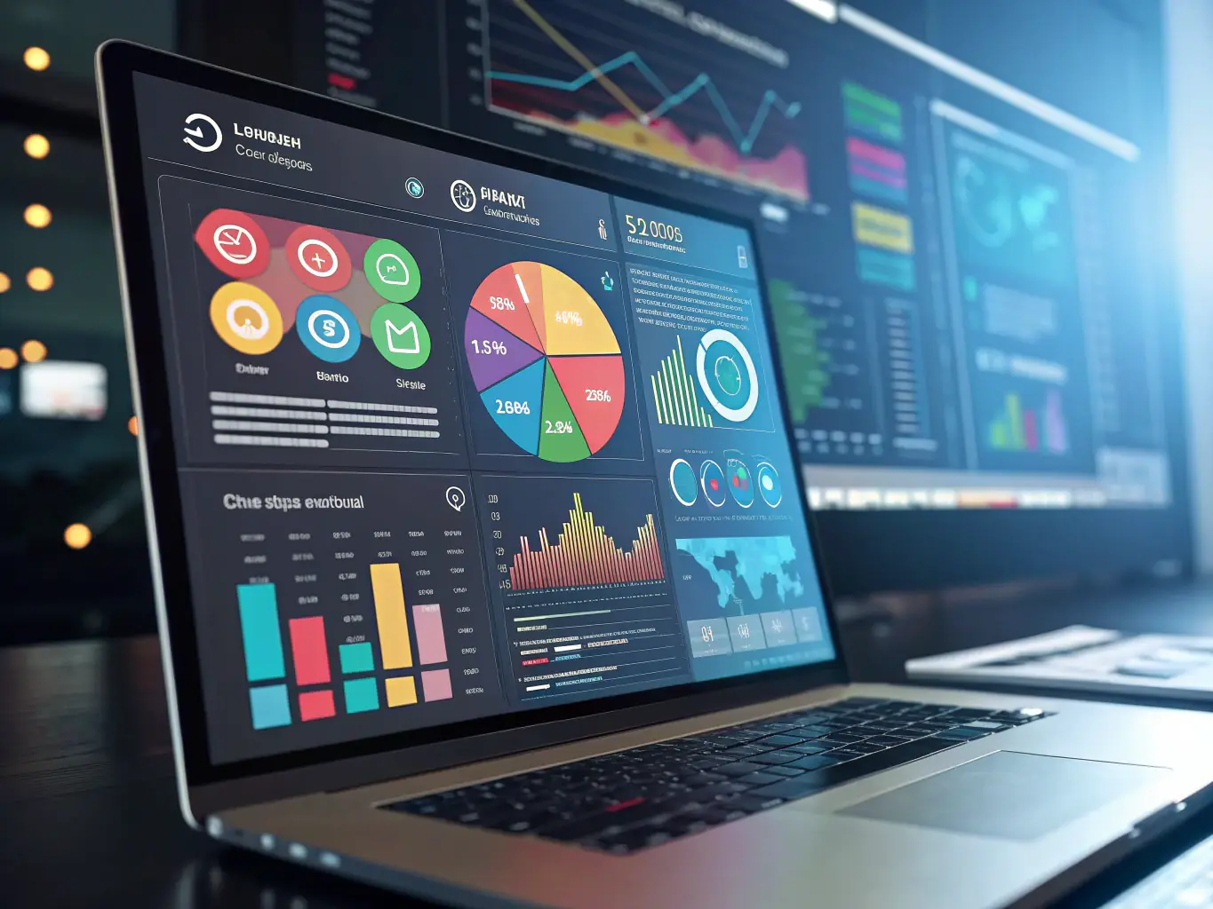 A professional image showing a Google Ads campaign dashboard, highlighting key metrics and successful results for a cross-border advertising initiative.