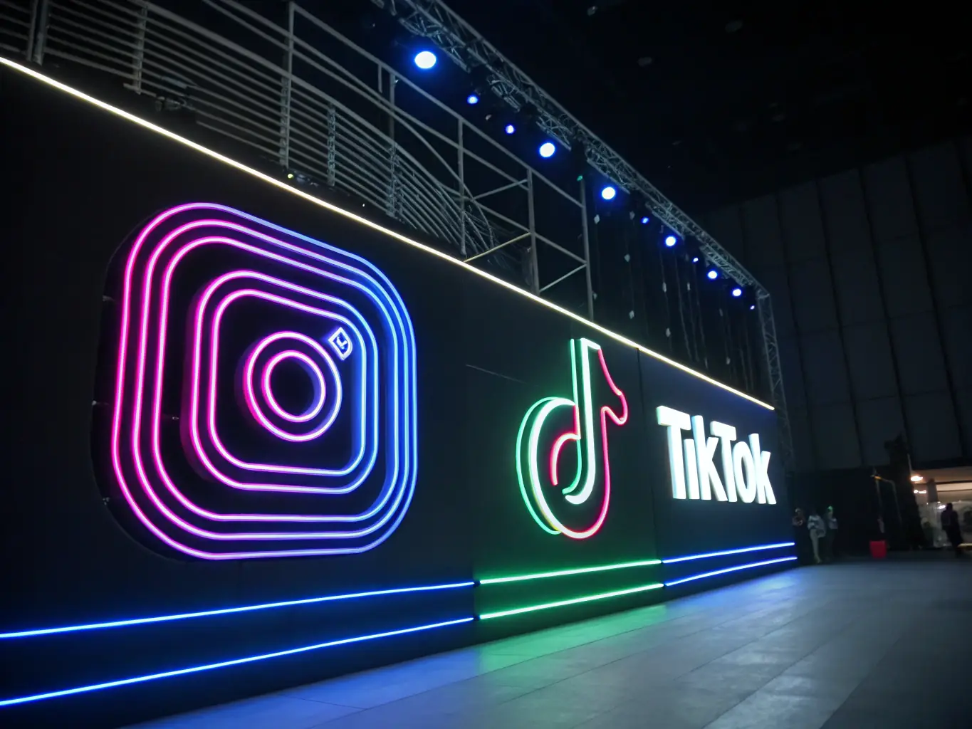 A visually engaging image depicting the TikTok logo with creative ad elements around it, symbolizing advertising campaigns on the platform. The image should convey a sense of dynamic, short-form video content.