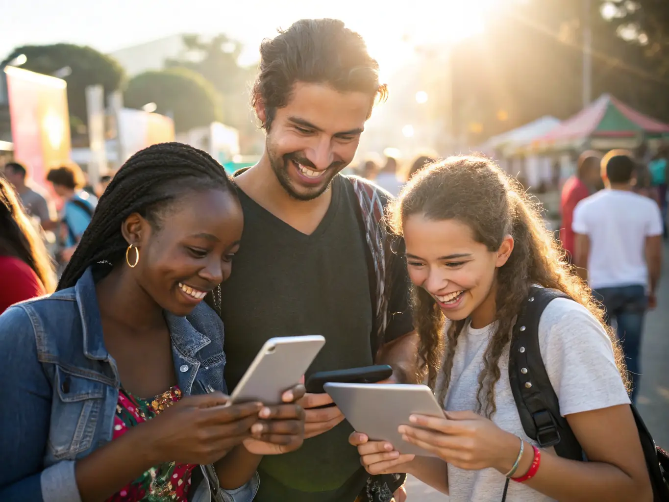 A visually appealing image featuring the Facebook logo alongside diverse faces, symbolizing the broad demographic reach of Facebook advertising.